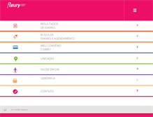 Tablet Screenshot of m.fleury.com.br