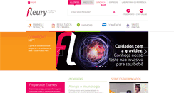 Desktop Screenshot of fleury.com.br