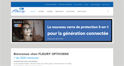 Desktop Screenshot of fleury.ch