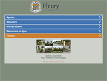 Tablet Screenshot of fleury.fr
